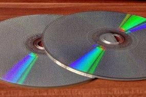 two shiny cds