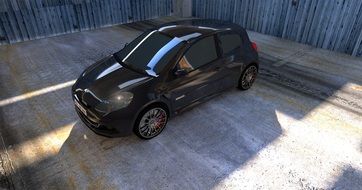 3d model of Renault Clio