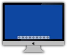 graphic image of a IMAC computer