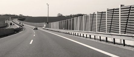 Highway, Black And White foto