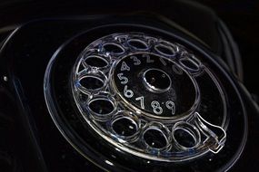 phone with a disc