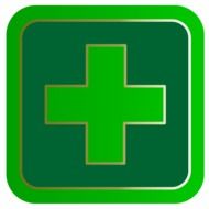 Medical Help Internet Button drawing