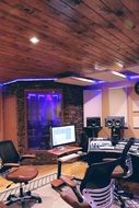 cozy music studio