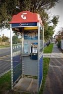 Telephone Box on a street