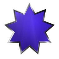 purple star in 3d