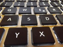 black keyboard for Mac Apple