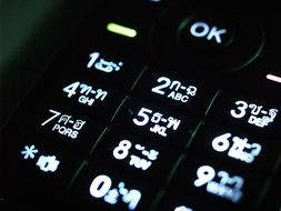 mobile phone keyboard backlight