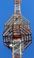 close-up photo of radio tower