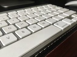 white laptop keyboard buttons