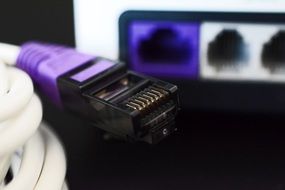 DSL cable for network connection