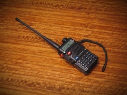 walkie talkie on the table