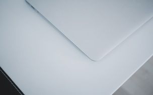 white laptop cover