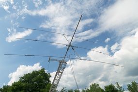 pole-mounted antenna