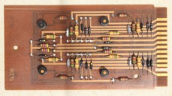 printed circuit board with conductive traces