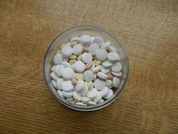 colorful Pills in bowl