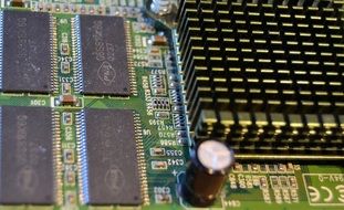 computer graphic card, detail