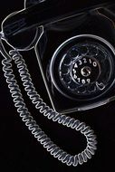 Black Old phone