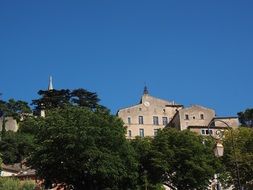 view of Bonnieux in France