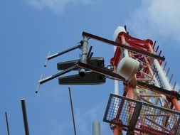 radio transmitter in clear day
