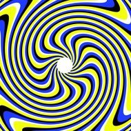 bright optical illusion as a background