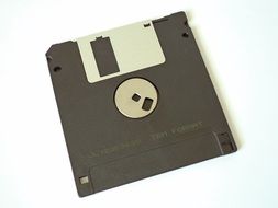 old diskette for storing information