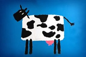 cow Children Drawing