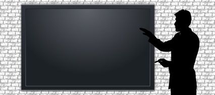 Smart Board Monitor Education drawing