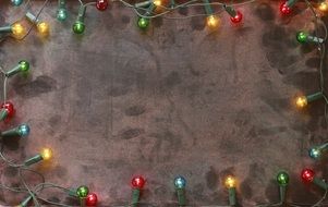 bright Christmas garland