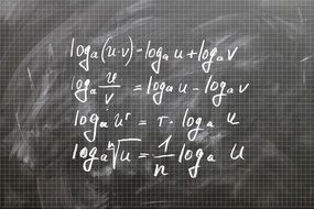 Logarithm on a board