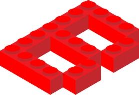 Letter Piece Lego drawing