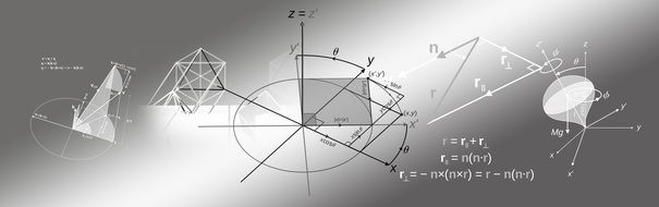 mathematical calculations with drawings