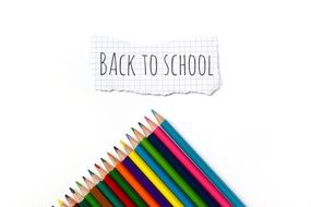 back to school colored pencils
