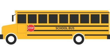 Schoolbus as a drawing
