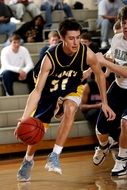 basketball attack in the school game