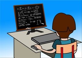 learning girl