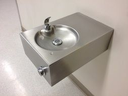 contemporary metal drinking Fountain