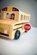school bus as a 3d model