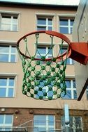 Basketball Hoop on a schoolyard