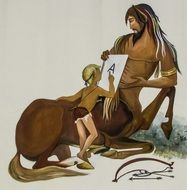 picture of centaur from greek mythology