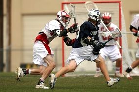 lacrosse is a contact sports game