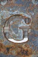 letter g is like metal