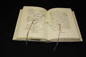 Book and Glasses
