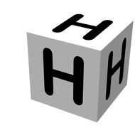 Letter Block H drawing