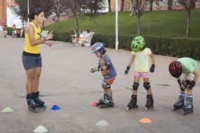 skating class for children