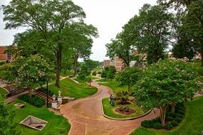 Park near University of North Alabama