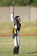 Drum major in school