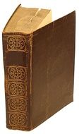 isolated antique book