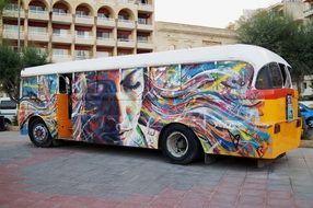 Bus Graffiti Malta