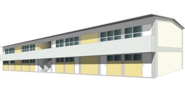 graphic image of a school building