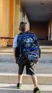 boy with school bag